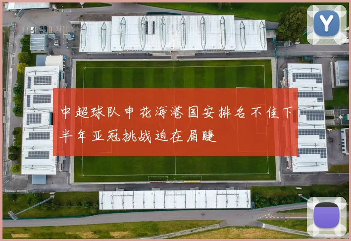 中超球队申花海港国安排名不佳下半年亚冠挑战迫在眉睫