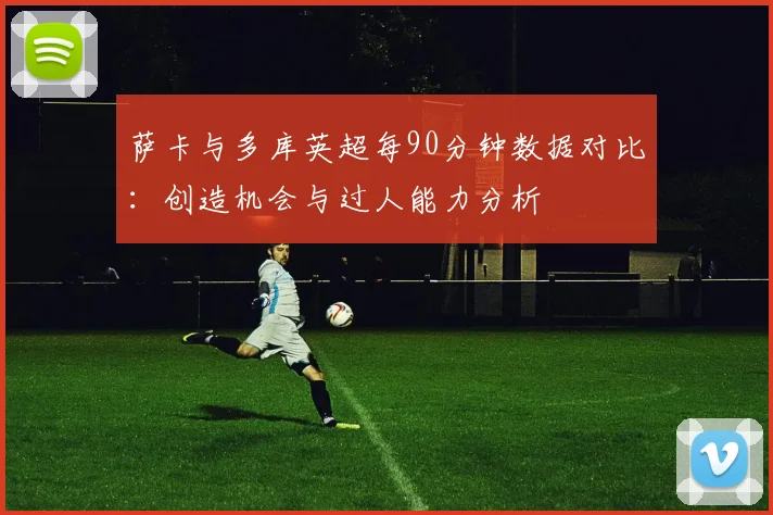 萨卡与多库英超每90分钟数据对比：创造机会与过人能力分析